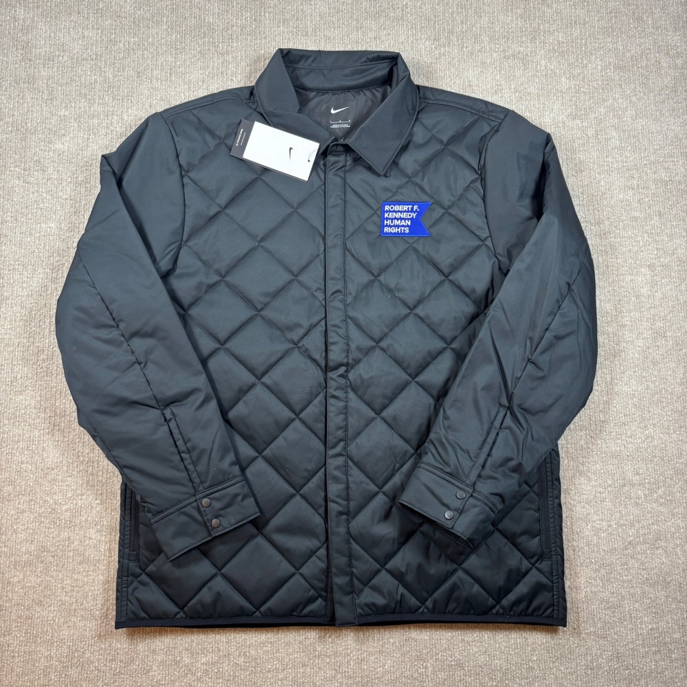 Nike Repel Synthetic Fill Black Jacket RFK Human Rights Men's Size Large NWT - Picture 4 of 9